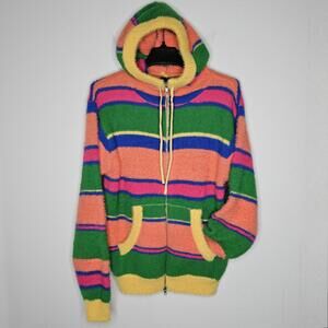 NWOT Lumiere Women's Multicolor/Hooded, Full Zip Sweater